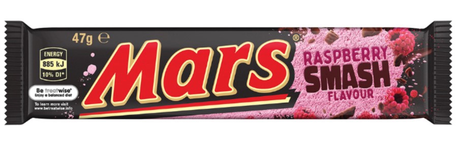 Mars Raspberry Smash 47g from Australia now Back In Stock ready for Export